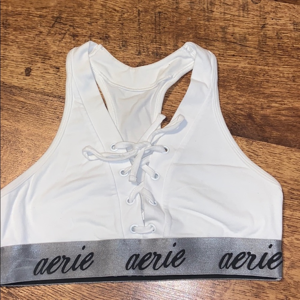 Aerie tie up sports bra